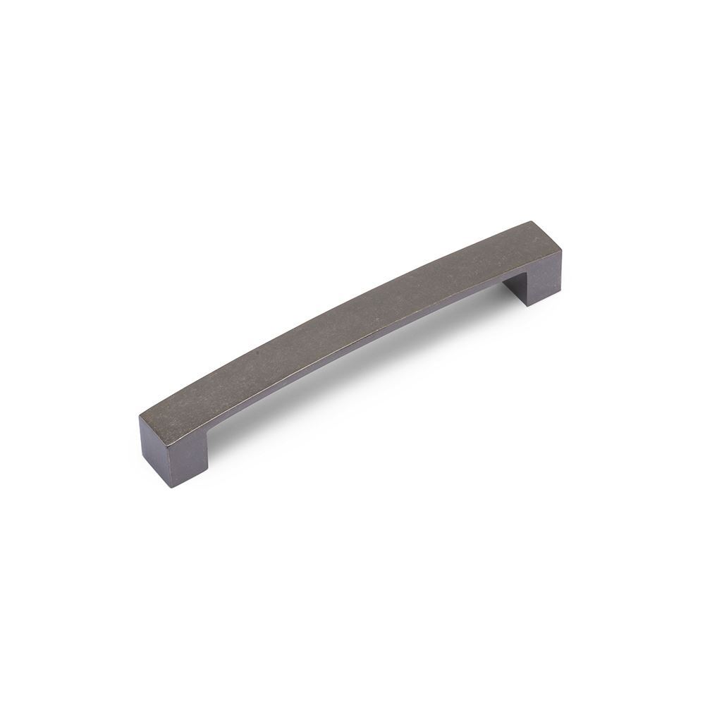 AURORA Block Bar D Handle - 177mm (160mm Hole Centres) - Pewter