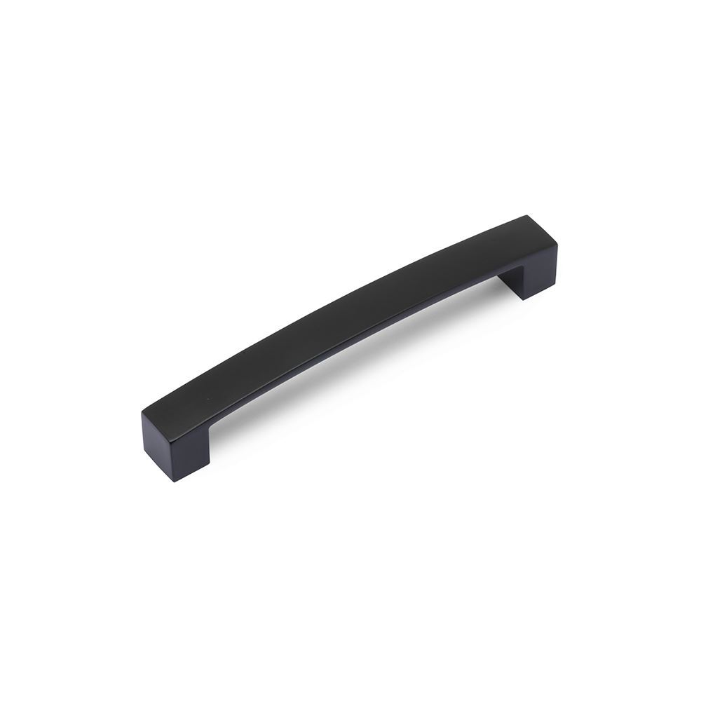 AURORA Block Bar D Handle - 177mm (160mm Hole Centres) - Black