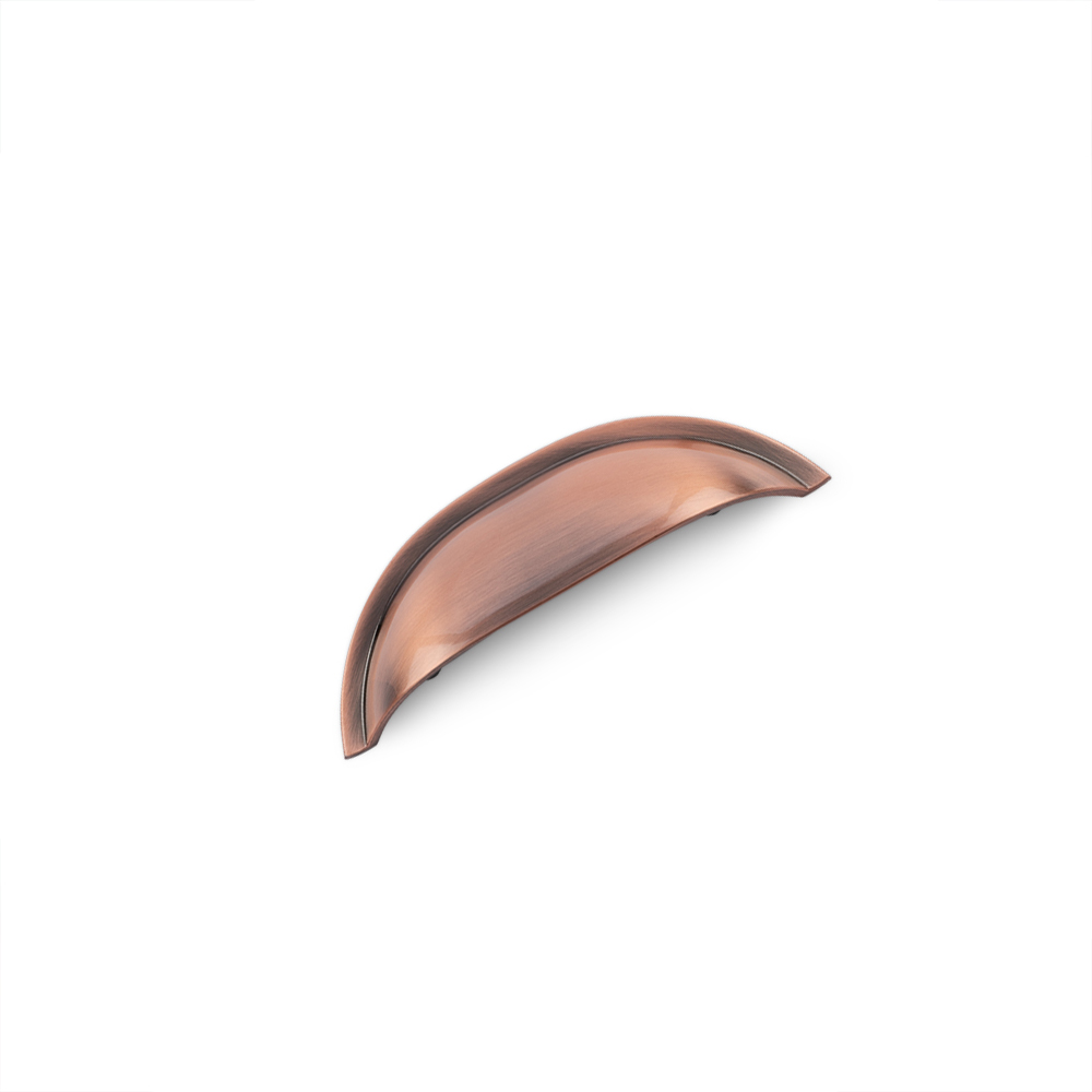 AURORA Linear Cup Handle - 110mm (64mm Hole Centres) - Antique Copper