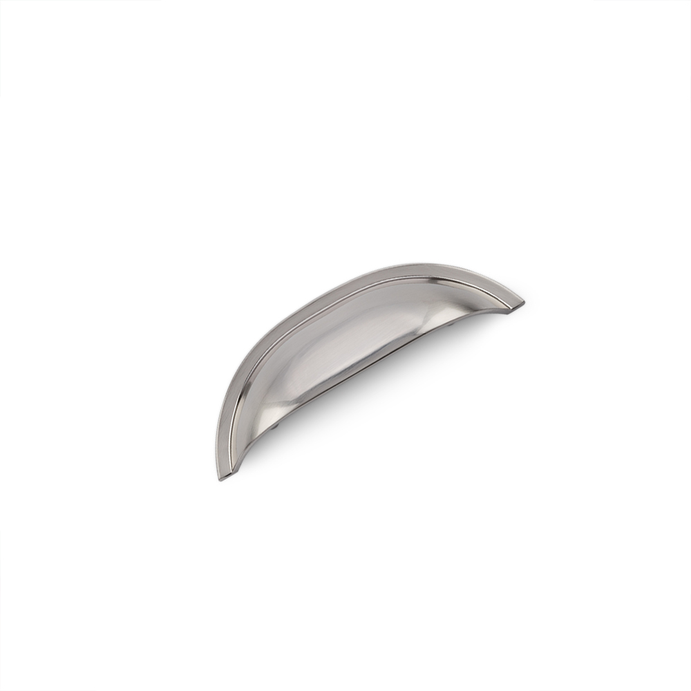 AURORA Linear Cup Handle - 110mm (64mm Hole Centres) - Brushed Nickel