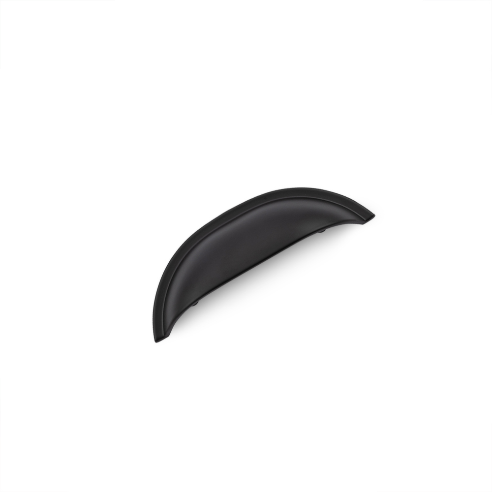 AURORA Linear Cup Handle - 110mm (64mm Hole Centres) - Matt Black