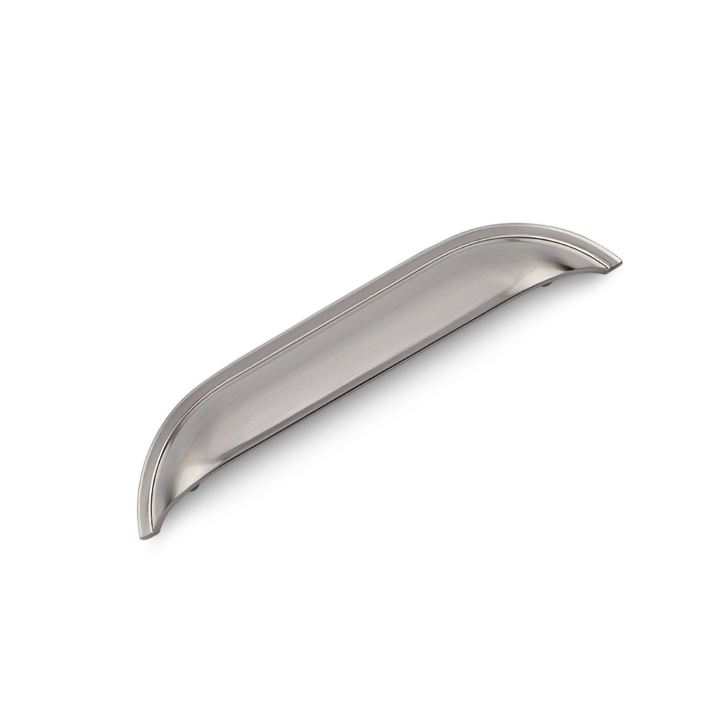 AURORA Linear Cup Handle - 174mm (128mm Hole Centres) - Brushed Nickel