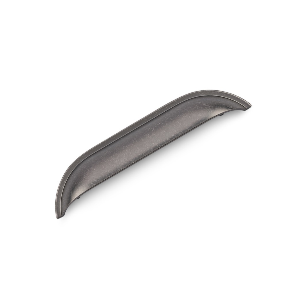 AURORA Linear Cup Handle - 174mm (128mm Hole Centres) - Pewter