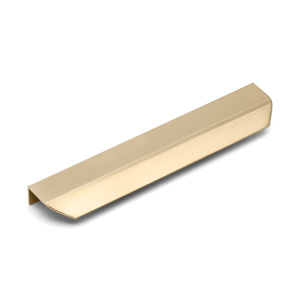 AURORA Edge Pull - Rear Fixed - 200mm - Satin Brass