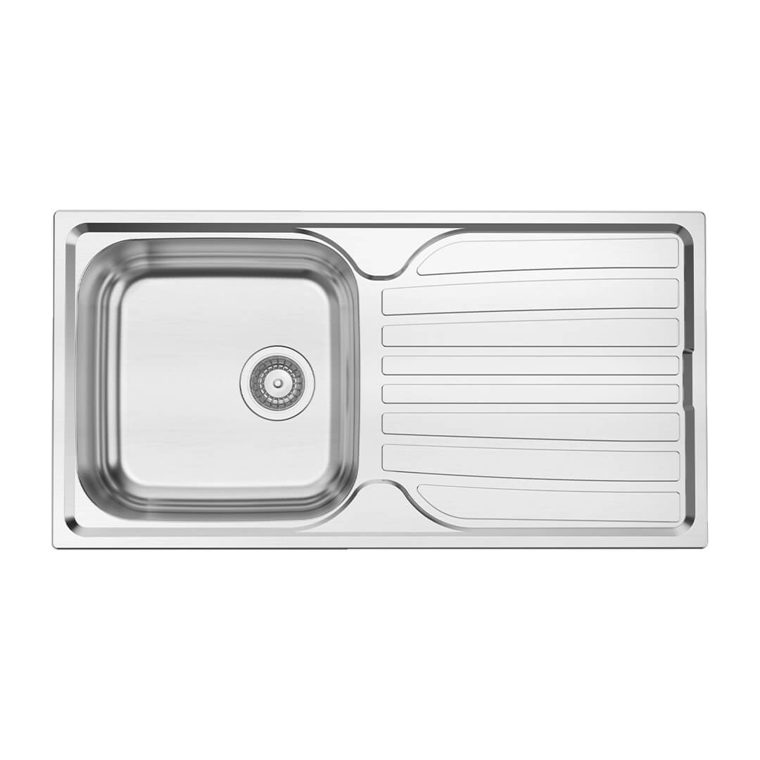 Reginox MONACO Single Bowl Stainless Steel Sink - 965mm Wide