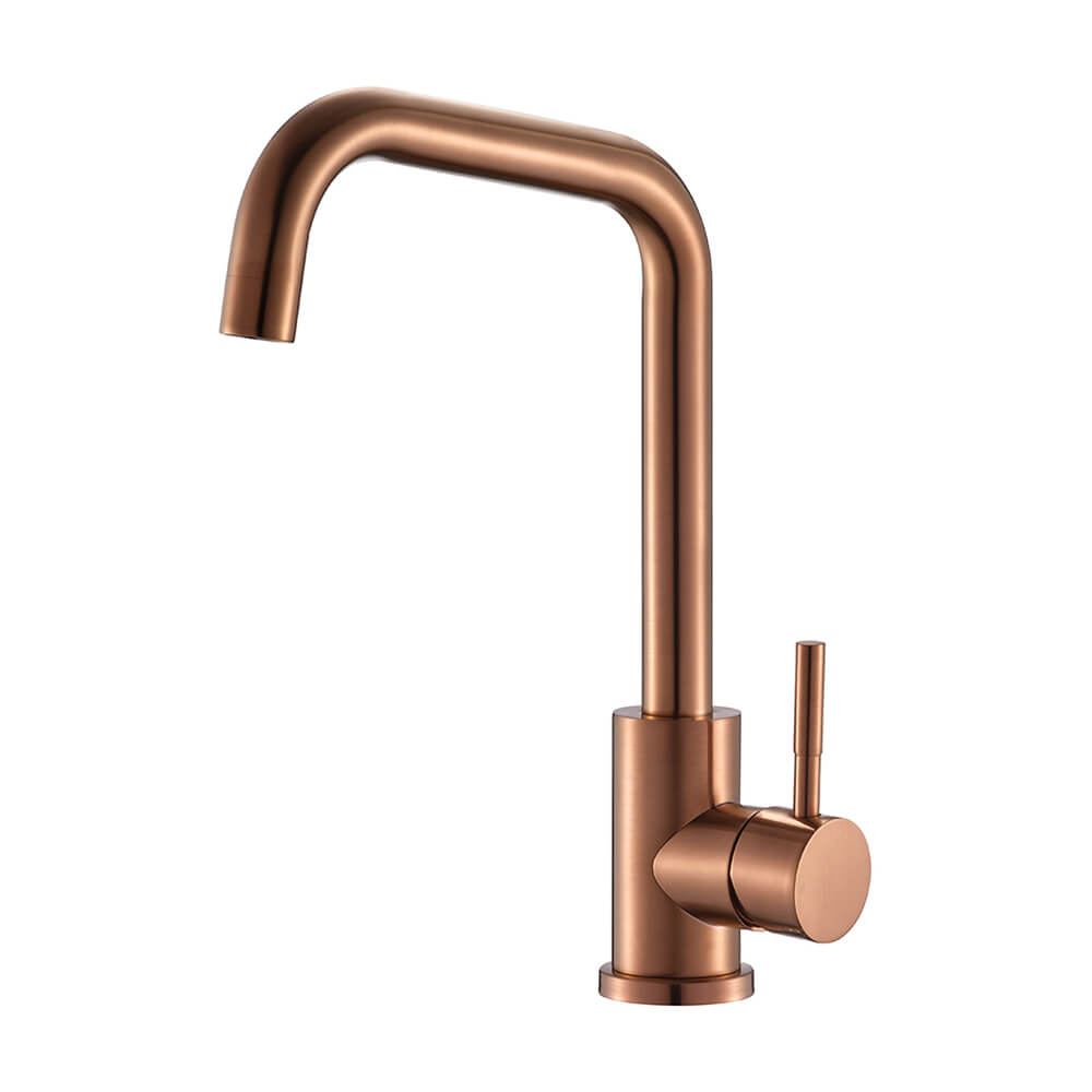 AURORA Salina Single Lever Square Neck Tap - Copper